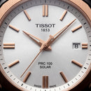 Two-Tone Rose Gold Solar Quartz Stainless Steel Classic Watch