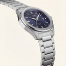 Midnight Blue Solar Quartz Stainless Steel Dress Watch