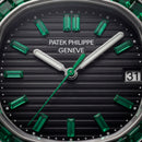 Emerald Bezel Luxury Stainless Steel Watch for Men – Elite Edition