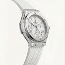 Arctic White Chronograph Steel Sports Watch