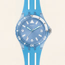 Blue Transparent Sport Men’s Watch with Silicone Strap