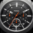 Silver Chronograph Men’s Watch with Stainless Steel Bracelet