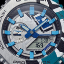 Camo Blue Shock-Resistant Digital-Analog Men’s Watch