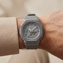 Matte Grey Shock-Resistant Analog-Digital Men’s Watch with Minimal Sport Finish