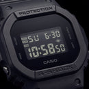 Classic All-Black Digital Men’s Watch with Shock-Resistant Square Case