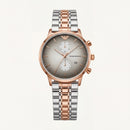 Two-Tone Rose Gold Chronograph Luxury Men’s Watch with Champagne Dial