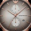 Two-Tone Rose Gold Chronograph Luxury Men’s Watch with Champagne Dial