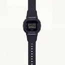 All-Black Digital Shock-Resistant Men’s Watch with Tactical Resin Strap