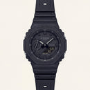 All-Black Stealth Tactical Men’s Watch with Digital-Analog Display
