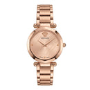 Rose Gold Stainless Steel Case Champagne Dial Luxury Medusa Bracelet Watch – Women