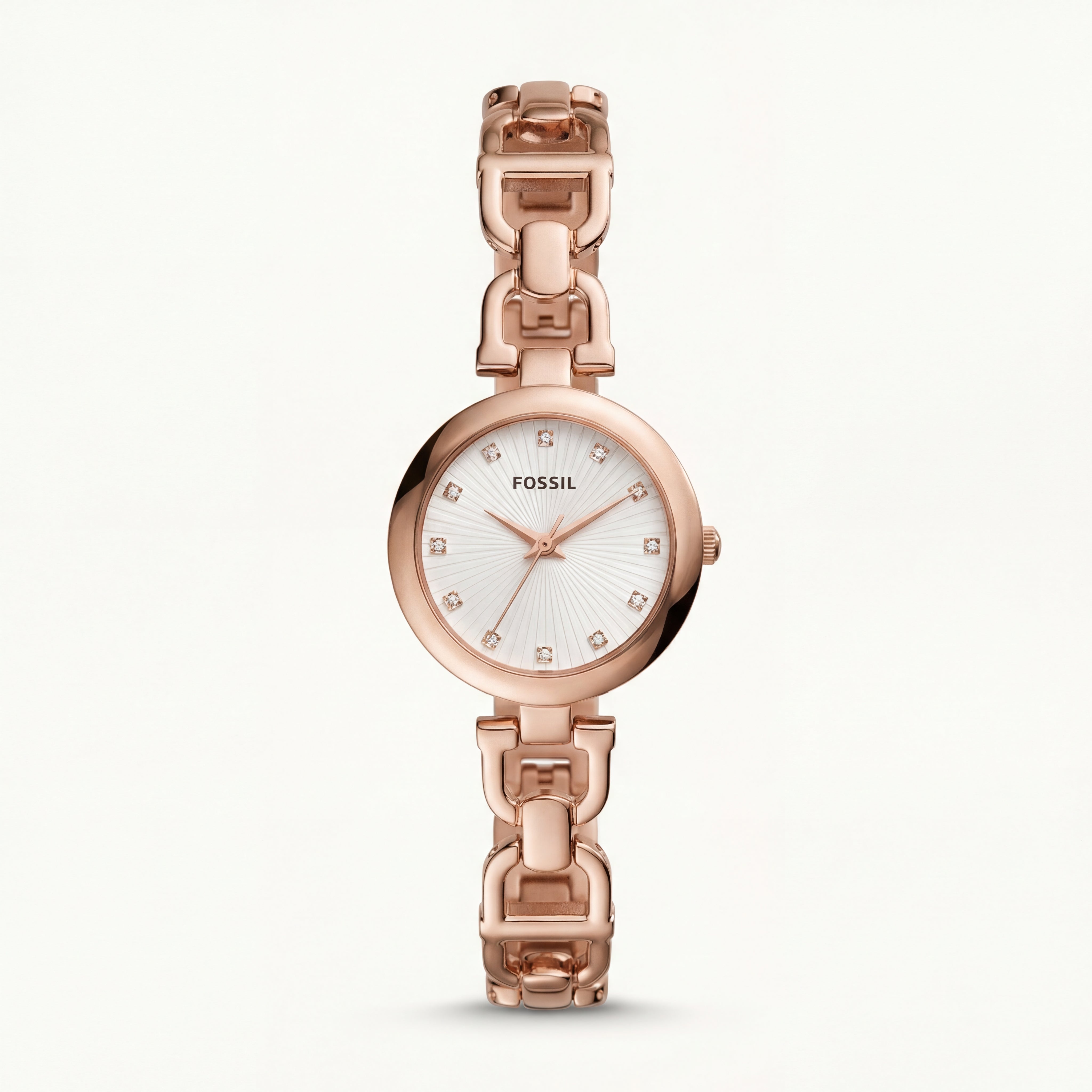 Rose Gold Radiance Luxury Watch – Full Rose Bracelet Edition