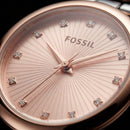 Rose Gold Radiance Luxury Watch with Two-Tone Link Bracelet