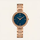 Royal Sapphire Crystal Watch – Rose Gold Luxe Edition
