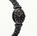 Midnight Onyx Crystal Watch – Black Luxe Edition