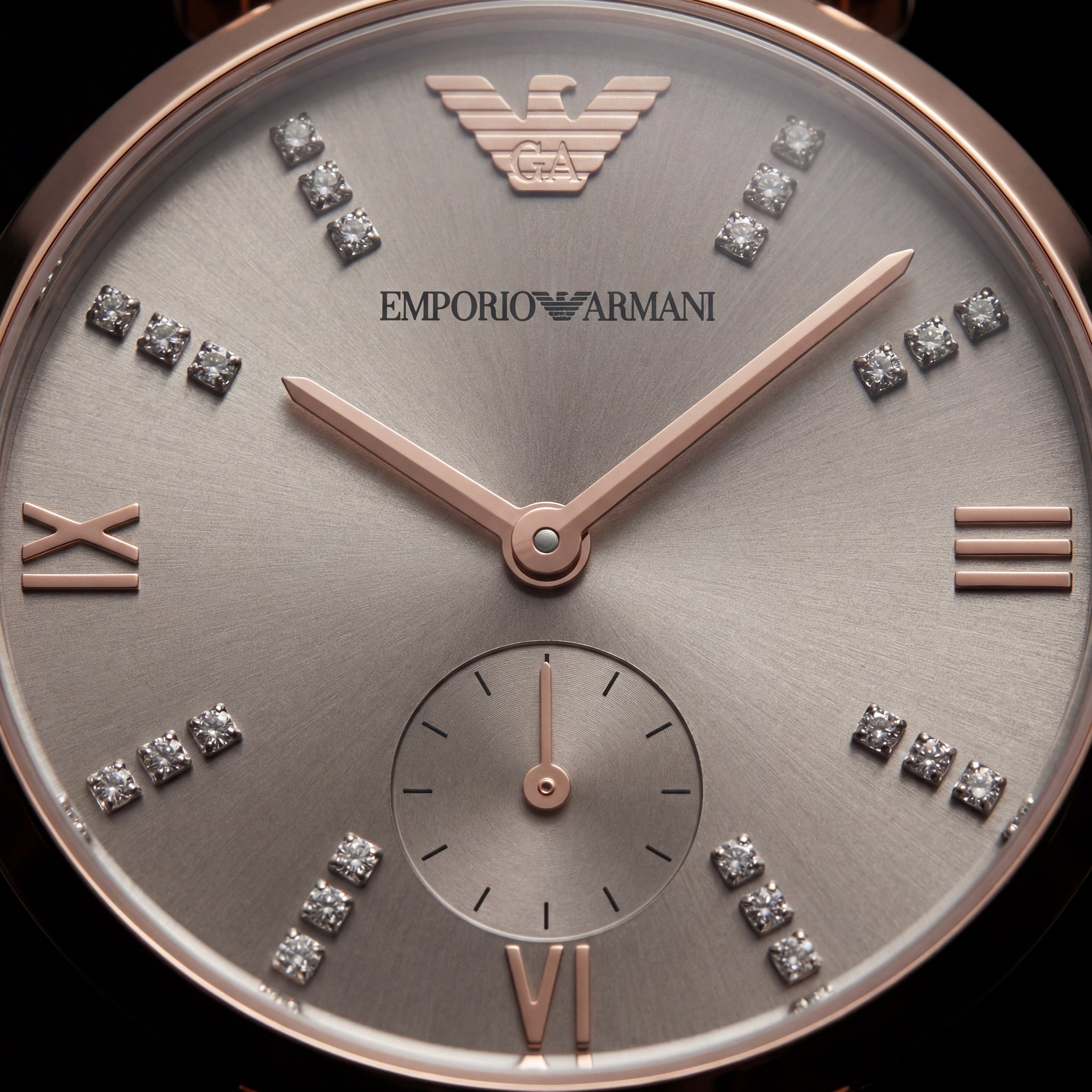 Blush Silver Crystal Watch – Two-Tone Luxe Edition