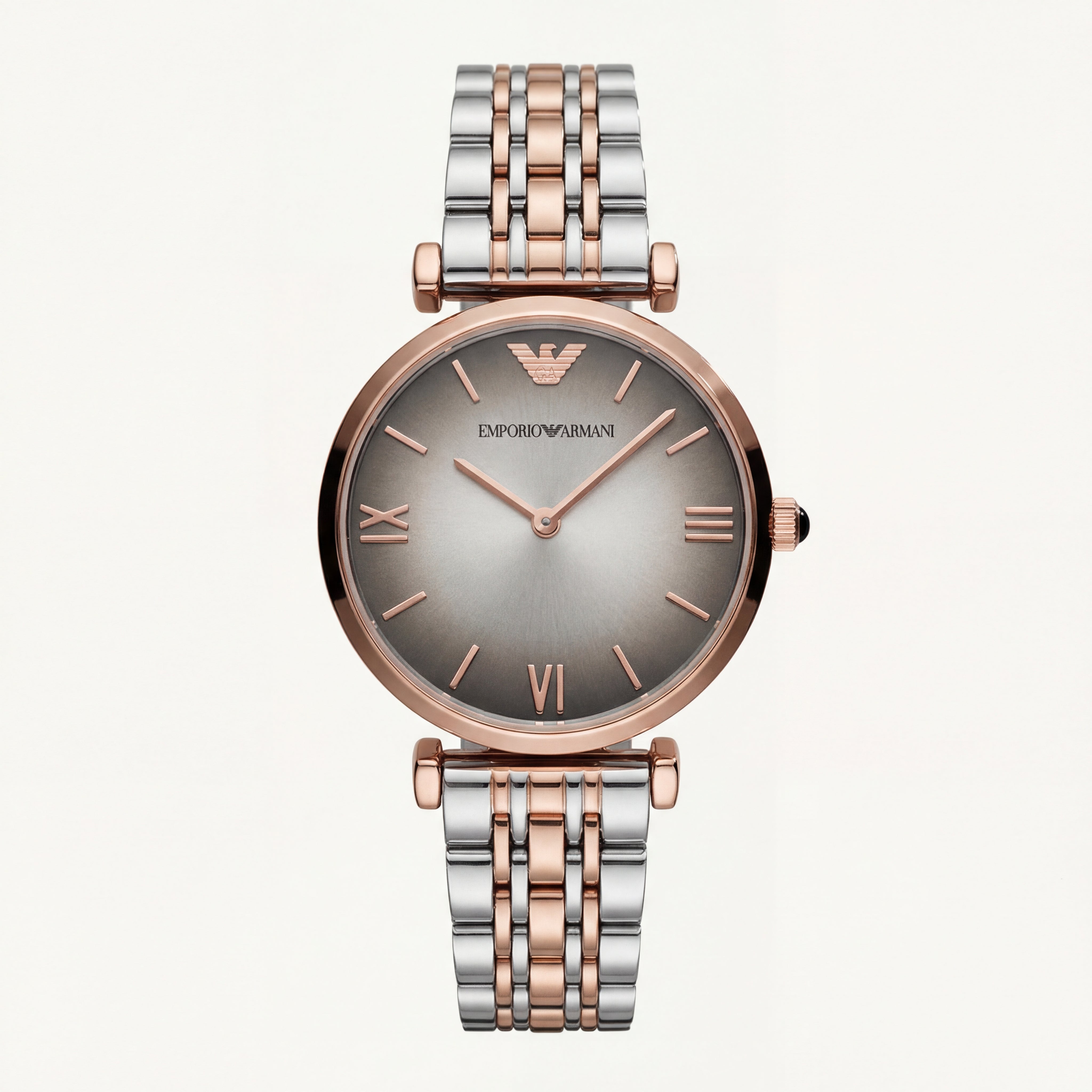Steel Blush Minimal Watch – Two-Tone Signature Edition