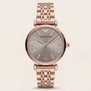Rose Aura Crystal Watch – Full Rose Gold Edition