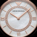 Pearl Halo Crystal Watch – Two-Tone Rose Edition