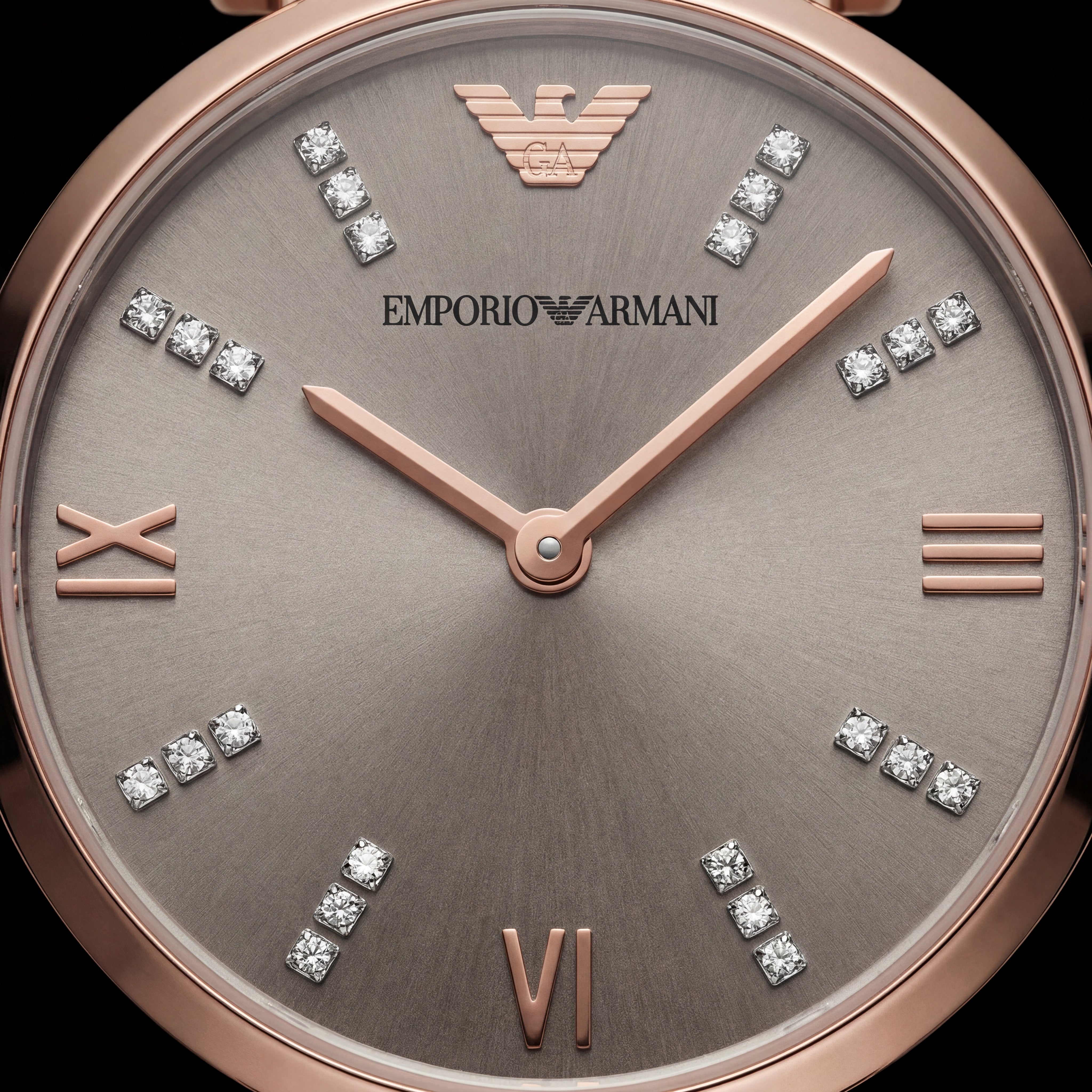 Rose Aura Crystal Watch – Full Rose Gold Edition