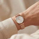 Rose Lumière Crystal Watch – Full Rose Gold Edition