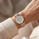 Diamond Aura Pavé Watch – Two-Tone Rose Edition