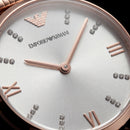 Rose Lumière Crystal Watch – Full Rose Gold Edition