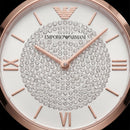 Diamond Aura Pavé Watch – Two-Tone Rose Edition