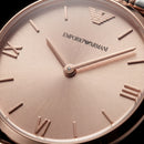 Blush Harmony Minimal Watch – Two-Tone Rose Edition