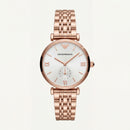 Rose Gold Small Seconds Watch – Executive Luxe Edition