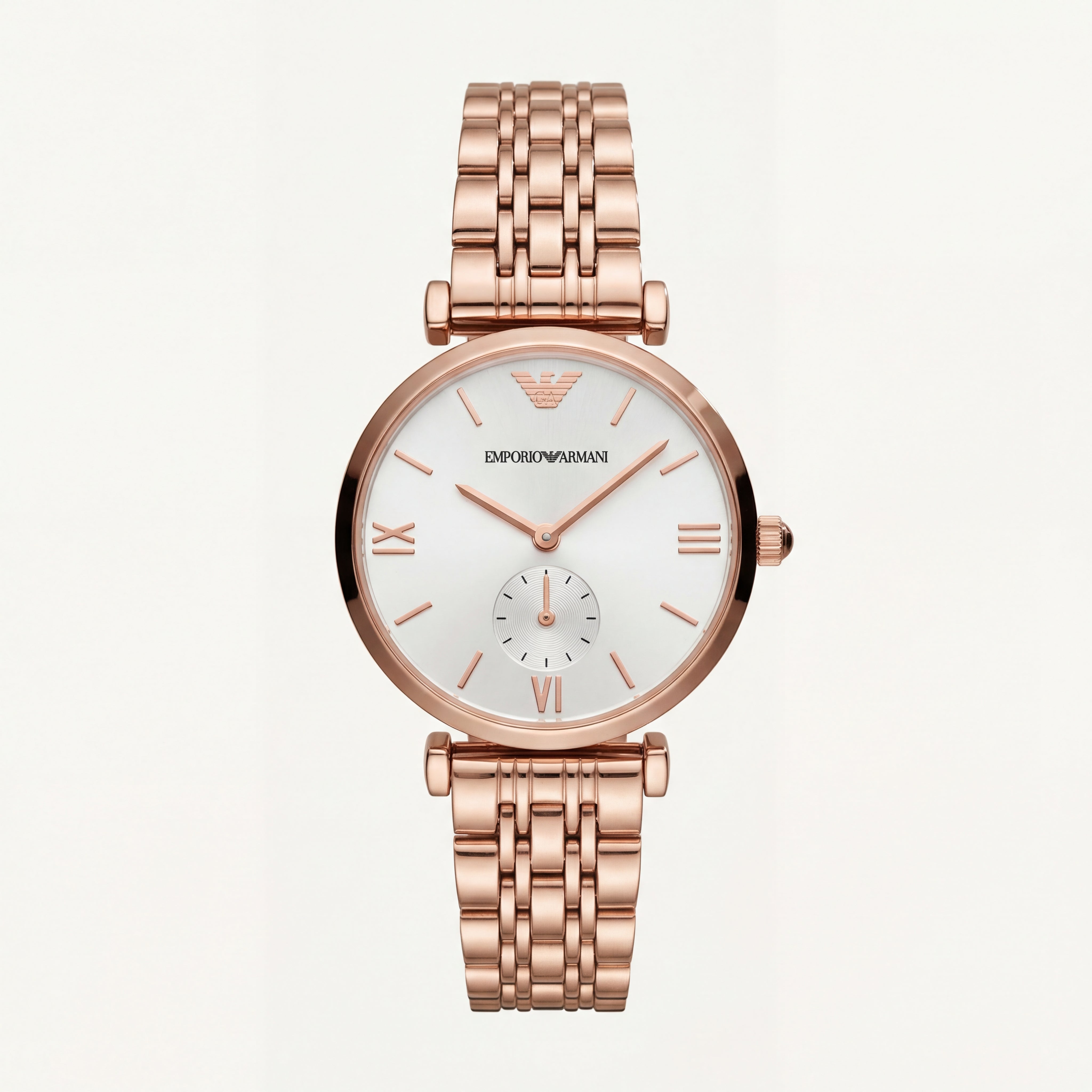 Rose Gold Small Seconds Watch – Executive Luxe Edition