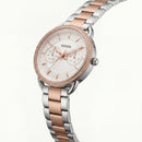 Two-Tone Rose Gold Chronograph Crystal Bezel Watch – Signature Luxe Edition