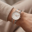 Two-Tone Rose Gold Chronograph Crystal Bezel Watch – Signature Luxe Edition