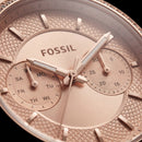Full Rose Gold Chronograph Crystal Bezel Watch – Grand Luxe Edition