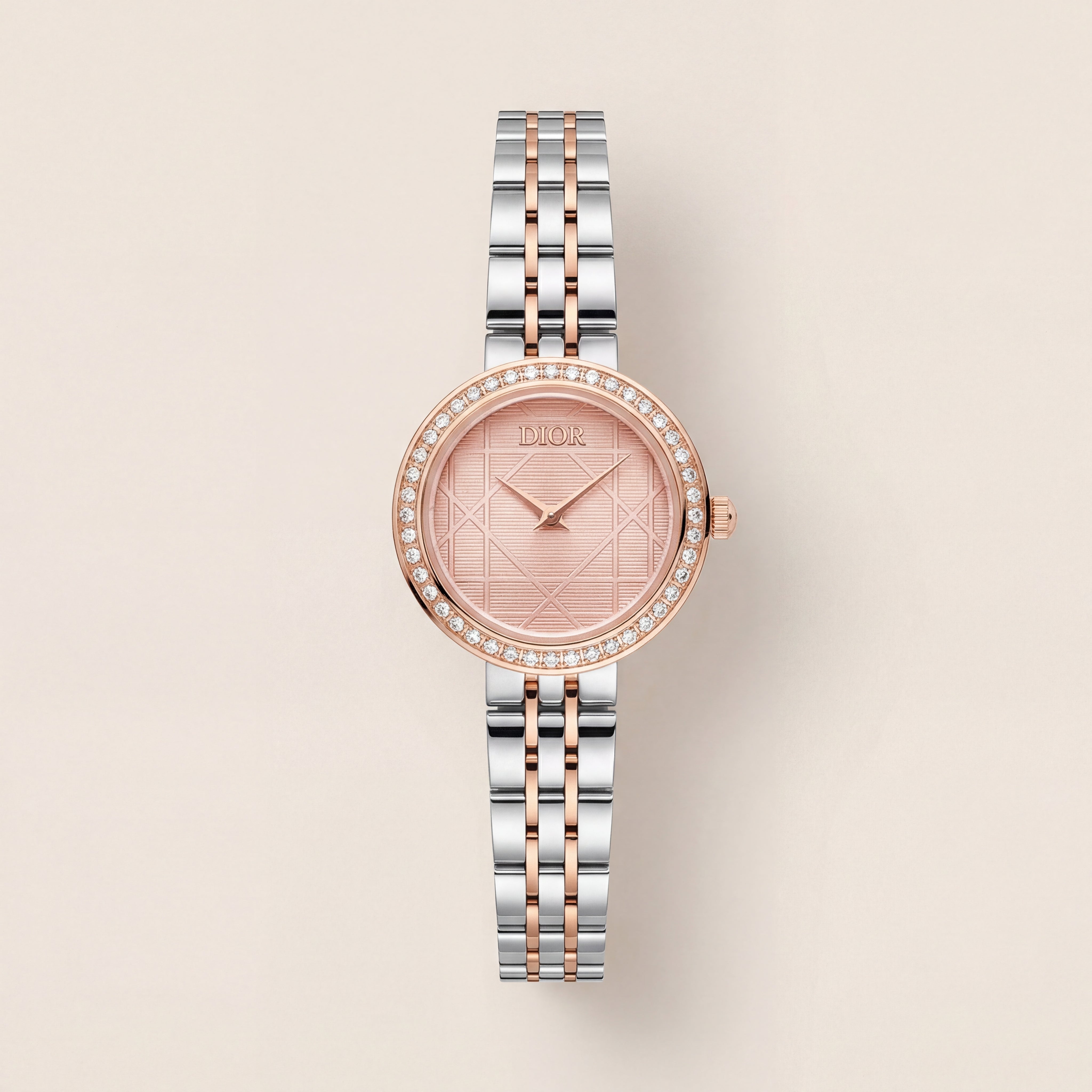 Blush Éclat Diamond Watch – Two-Tone Couture Edition