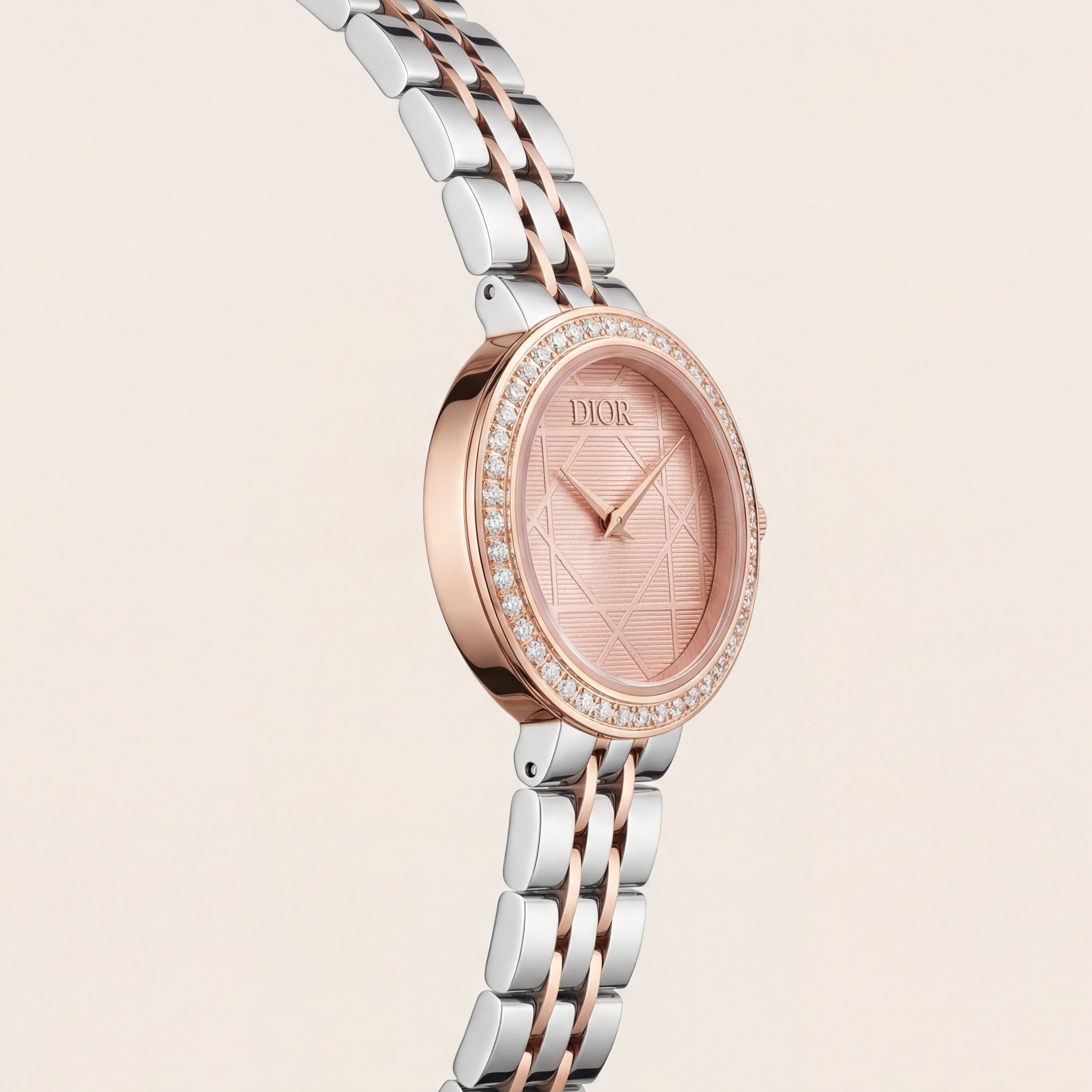 Blush Éclat Diamond Watch – Two-Tone Couture Edition