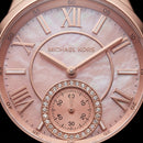 Rose Radiance Crystal Watch – Blush Gold Edition