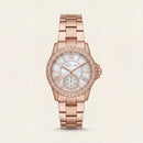 Blush Royale Crystal Watch – Rose Gold Edition