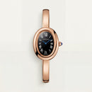 Midnight Oval Roman Dial Bangle Watch – Rose Gold Heritage Luxe Edition