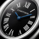 Midnight Oval Roman Dial Bangle Watch – Silver Heritage Luxe Edition