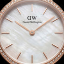 Blush Pearl Crystal Watch – Rose Gold Luxe Edition