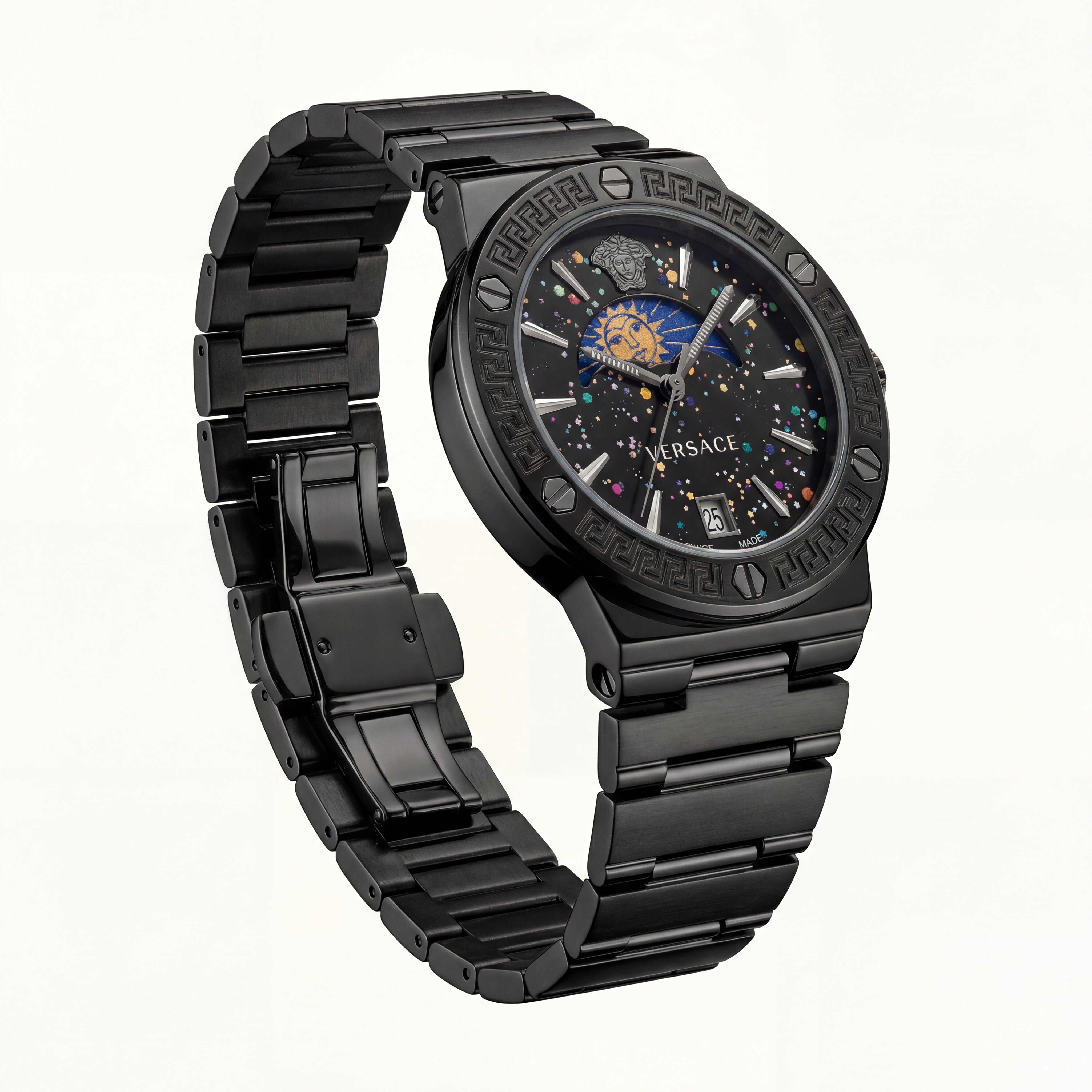 Medusa Noir Celestial Watch – Black Signature Edition