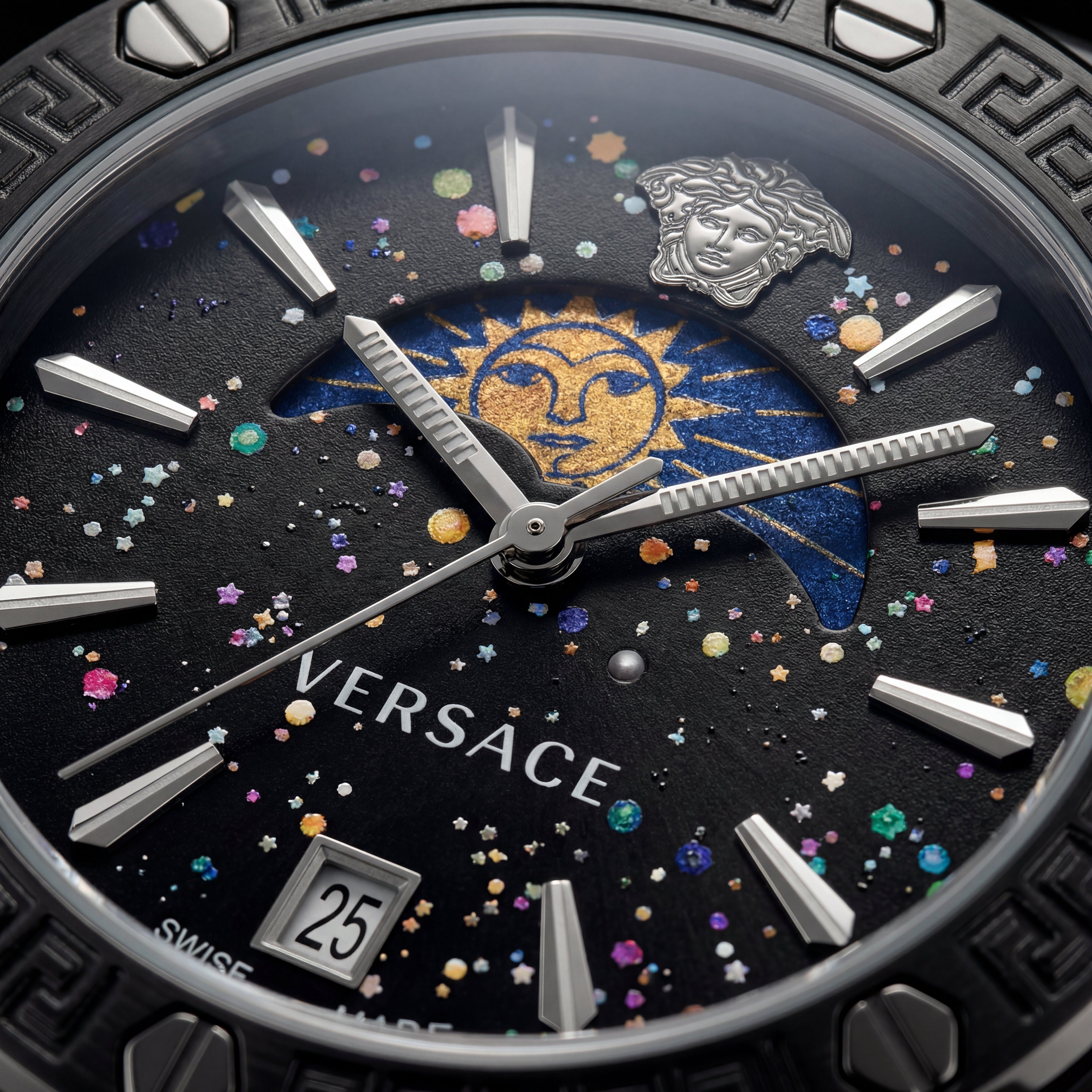Medusa Noir Celestial Watch – Black Signature Edition