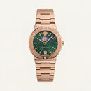 Medusa Emerald Rose Gold Watch – Signature Celestial Edition