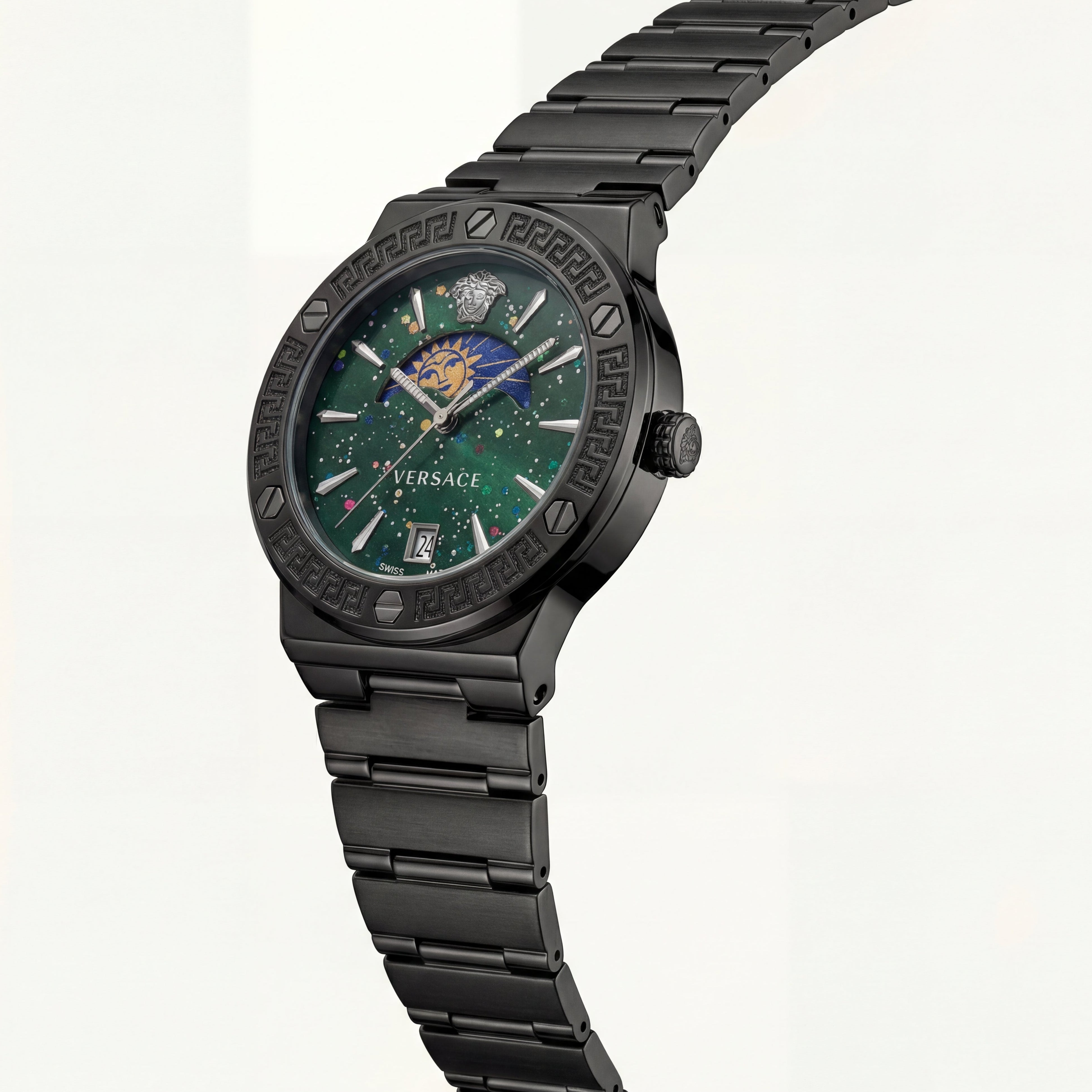 Medusa Emerald Noir Watch – Black Signature Edition