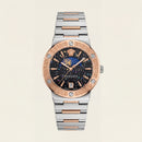 Medusa Midnight Two-Tone Watch – Rose Steel Signature Edition