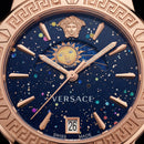 Medusa Celestial Rose Gold Watch – Midnight Blue Edition
