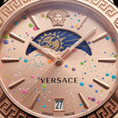 Medusa Champagne Rose Gold Watch – Celestial Confetti Edition