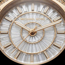 Crystal Halo Gold Sport Watch – Black Strap Signature Edition