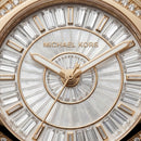 Crystal Halo Gold Sport Watch – Black Strap Signature Edition