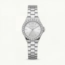 Silver Crystal Bezel Watch – Classic Radiance Edition